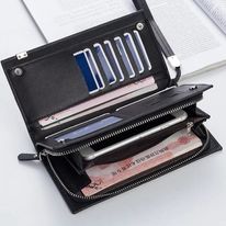 Product details of Baellerry Long Wallet Clutch Bag Card Holder for men Slim wallet for boys/Best Mobile Wallet /Genuine PU Leather