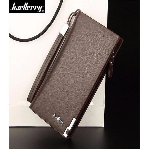 Product details of Baellerry Long Wallet Clutch Bag Card Holder for men Slim wallet for boys/Best Mobile Wallet /Genuine PU Leather