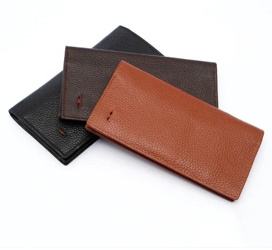 Milled Pattern - Cow Leather Long Wallet